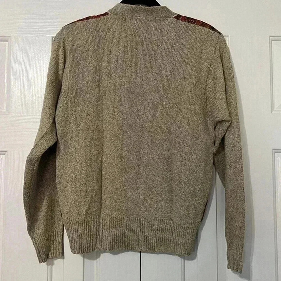 Vintage 90’s Ralph Lauren 100% Silk Button Front Cardigan Sweater Sz M Preppy - Picture 5 of 5